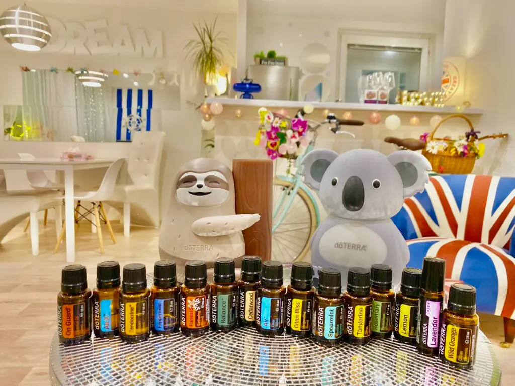 Přírodní esenciální oleje doTERRA s difuzérem