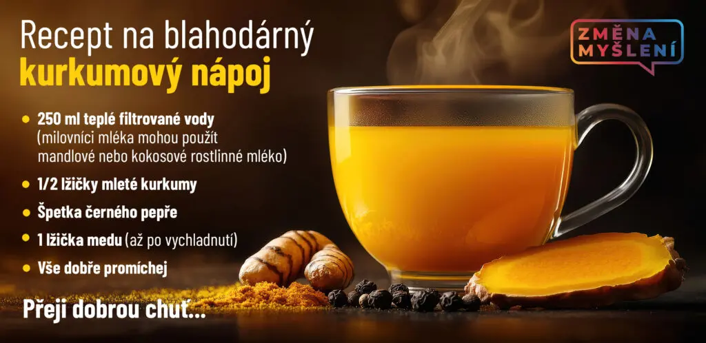 Recept na kurkumový nápoj